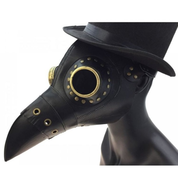 Steampunk bird plague doctor masquerade mask men - Picture 1 of 1